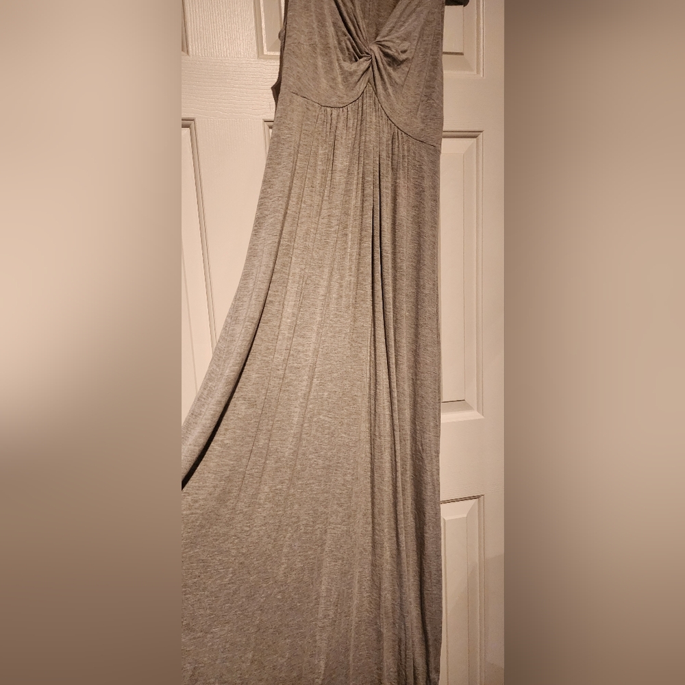 3/$12- Gray Cotton Maxi Dress